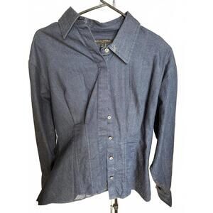 Banana Republic Women's Denim Button-Up Shirt - Size S